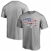 New England Patriots Pro Line by Fanatics Branded Banner Wave T-Shirt Heathered Gray,baseball caps,new era cap wholesale,wholesale hats